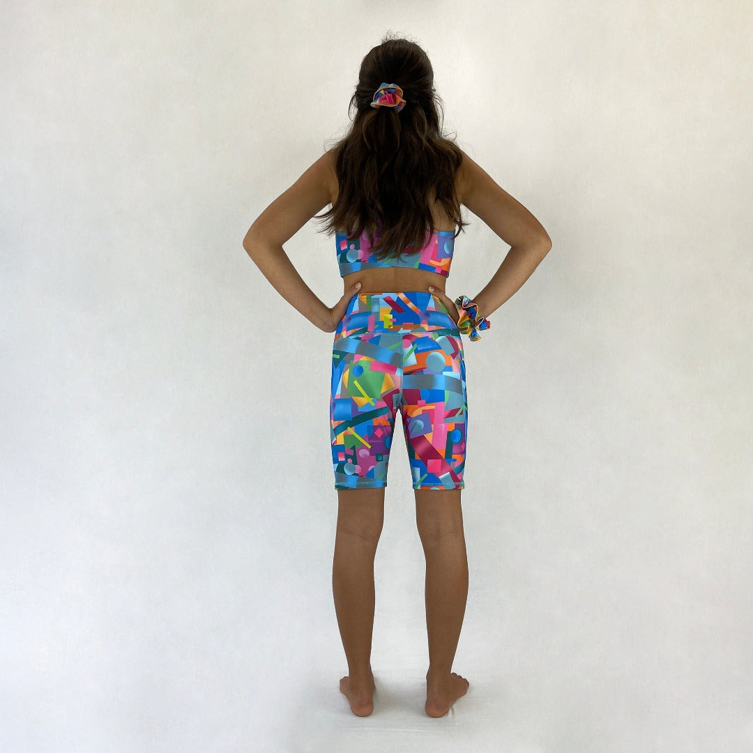 bike shorts art2go monique baques geo full body back