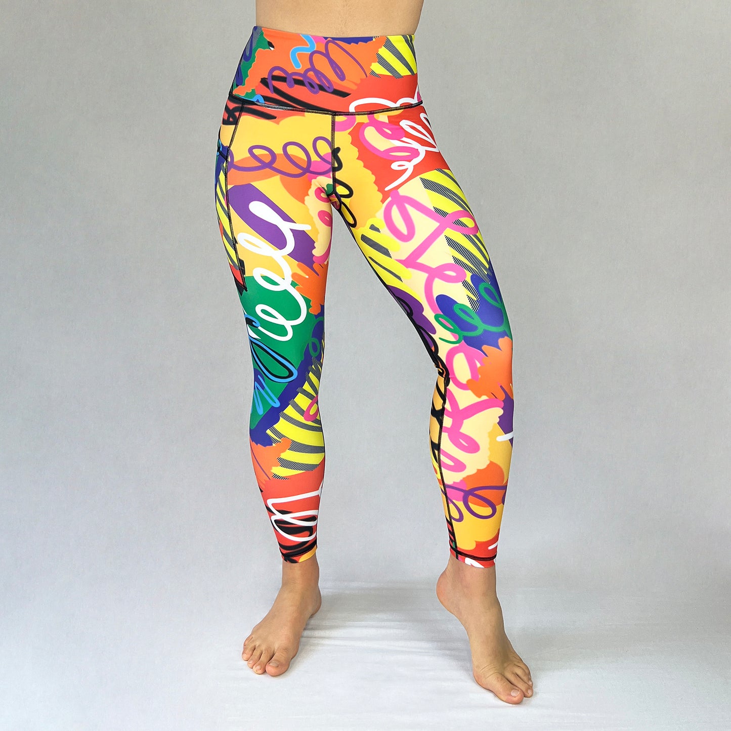 Venus full length leggings by Art2Go Monique Baques front