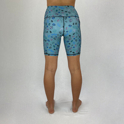 trendy bike shorts in recycled fabric made in Australia - Bésame